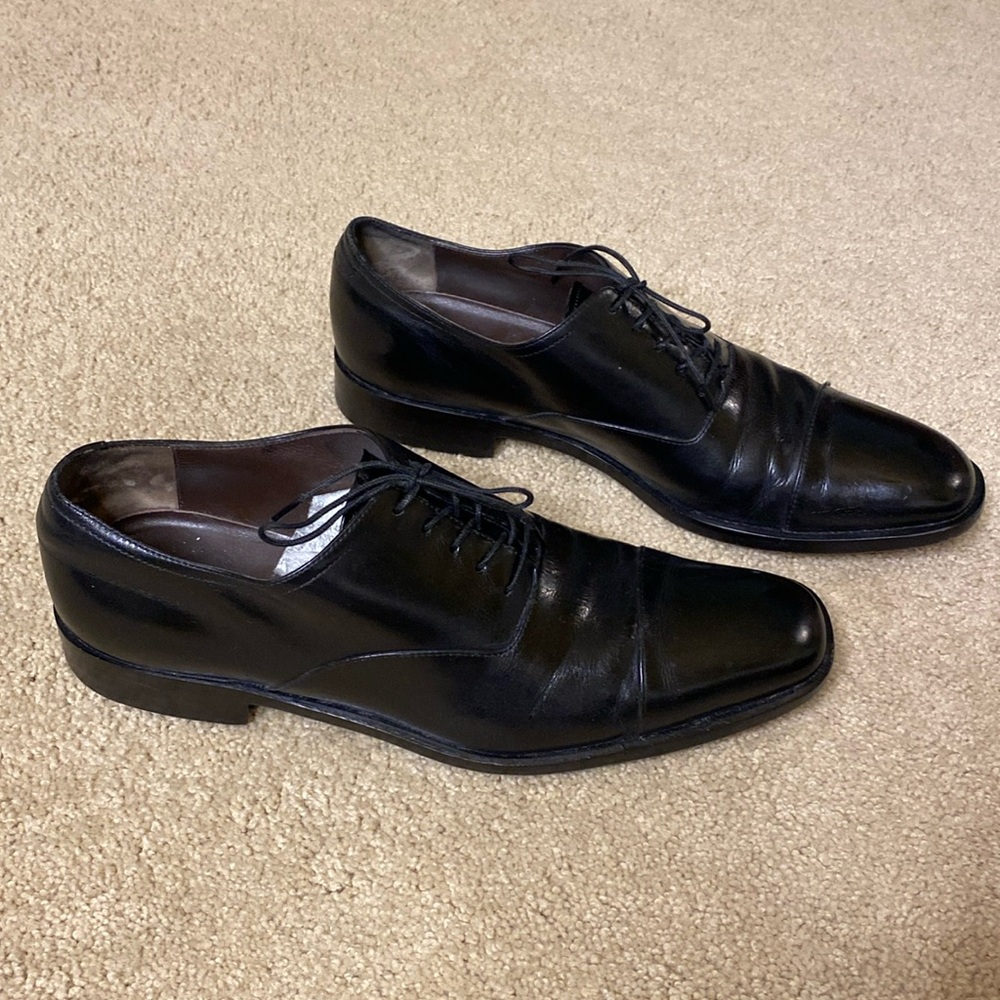 Salvatore Ferragamo men’s black shoes SIZE 8.5